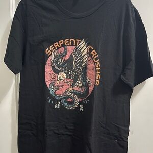 Bella Canvas Black Serpent Crusher Tee